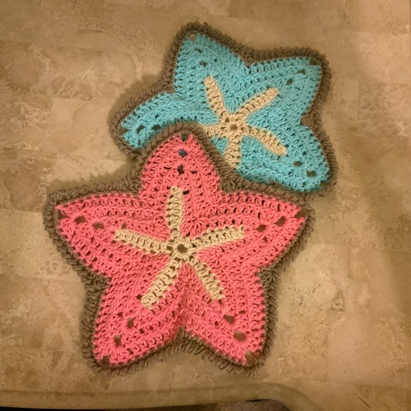 Hand Crafted Starfish Dish Cloth - Picture 2 of 7